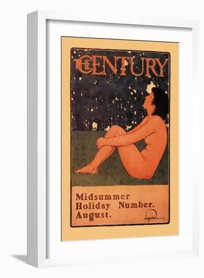 The Century: Midsummer Holiday Number, August-Maxfield Parrish-Framed Art Print