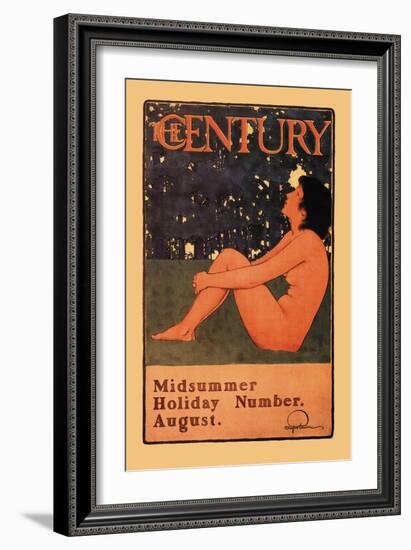 The Century: Midsummer Holiday Number, August-Maxfield Parrish-Framed Art Print