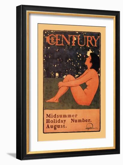 The Century: Midsummer Holiday Number, August-Maxfield Parrish-Framed Art Print