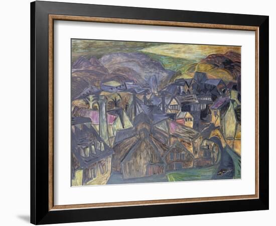 The Chain Works, Pontypridd, 1955-Glyn Morgan-Framed Giclee Print