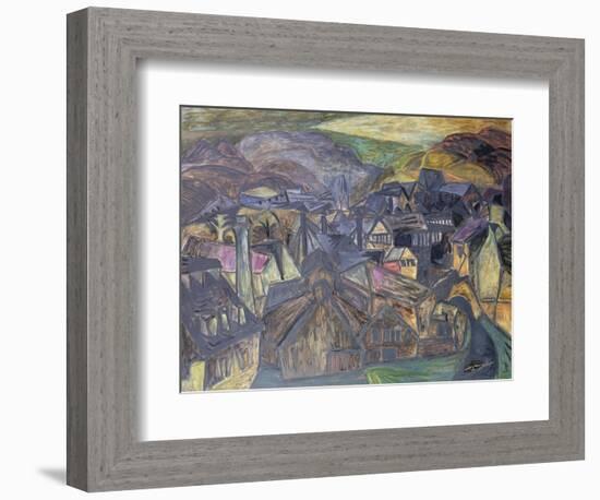 The Chain Works, Pontypridd, 1955-Glyn Morgan-Framed Giclee Print