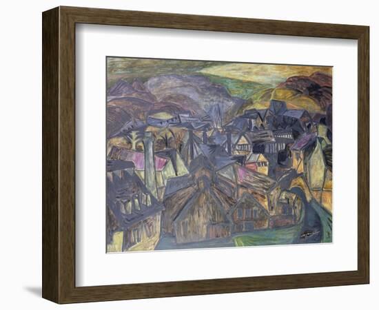 The Chain Works, Pontypridd, 1955-Glyn Morgan-Framed Giclee Print