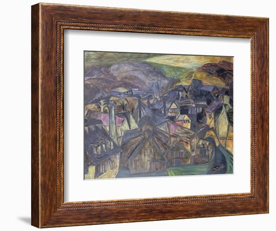 The Chain Works, Pontypridd, 1955-Glyn Morgan-Framed Giclee Print