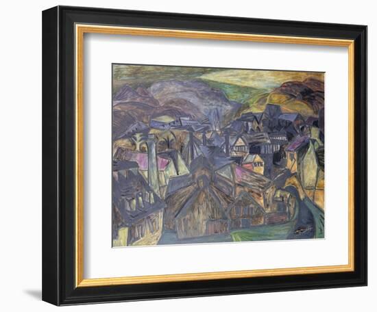 The Chain Works, Pontypridd, 1955-Glyn Morgan-Framed Giclee Print