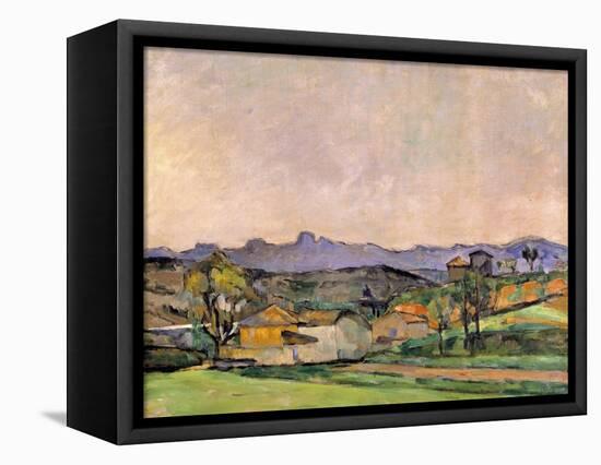 The Chaine De L'Etoile with the Pilon Du Roi, C.1878-79-Paul Cézanne-Framed Premier Image Canvas