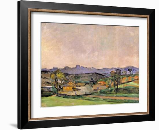 The Chaine De L'Etoile with the Pilon Du Roi, C.1878-79-Paul Cézanne-Framed Giclee Print