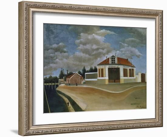 The Chair Factory at Alfortville, 1897-Henri Rousseau-Framed Giclee Print