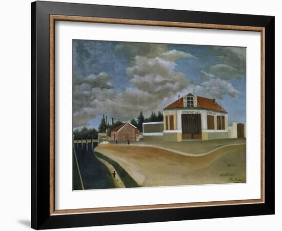 The Chair Factory at Alfortville, 1897-Henri Rousseau-Framed Giclee Print