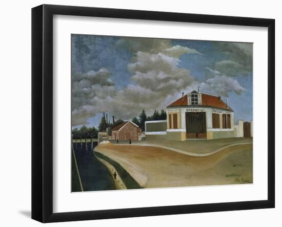 The Chair Factory at Alfortville, 1897-Henri Rousseau-Framed Giclee Print