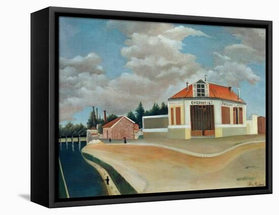 The Chair Factory at Alfortville, C.1897-Henri Rousseau-Framed Premier Image Canvas