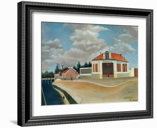 The Chair Factory at Alfortville, C.1897-Henri Rousseau-Framed Giclee Print