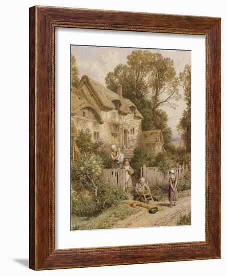 The Chair Mender-Myles Birket Foster-Framed Giclee Print