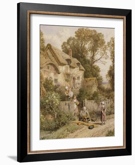 The Chair Mender-Myles Birket Foster-Framed Giclee Print