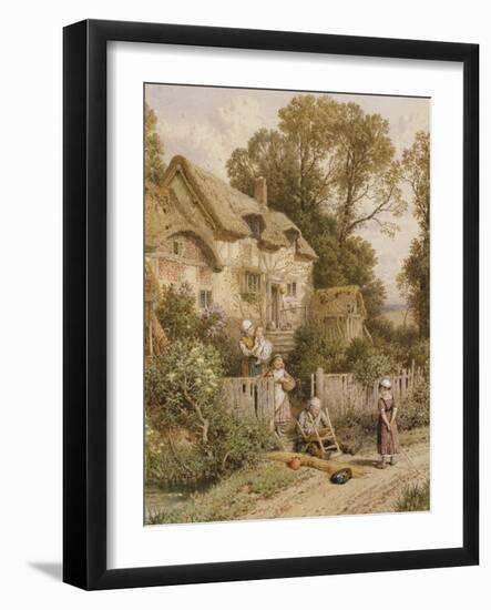 The Chair Mender-Myles Birket Foster-Framed Giclee Print