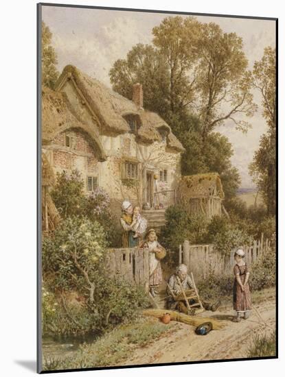 The Chair Mender-Myles Birket Foster-Mounted Giclee Print