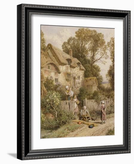 The Chair Mender-Myles Birket Foster-Framed Giclee Print