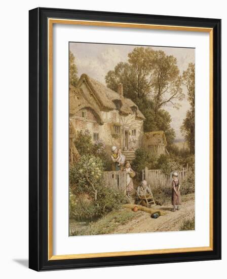 The Chair Mender-Myles Birket Foster-Framed Giclee Print