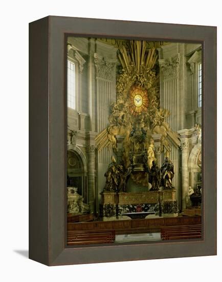 The Chair of St. Peter, 1665-Giovanni Lorenzo Bernini-Framed Premier Image Canvas