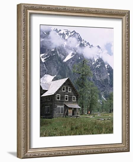 The Chalet in the Enchanted Valley, Olympic National Park, Washington, USA-Charles Sleicher-Framed Photographic Print