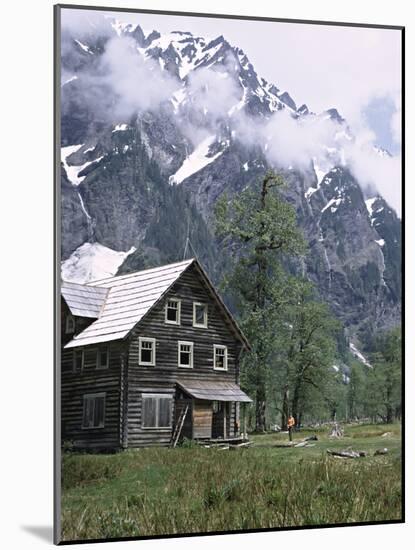 The Chalet in the Enchanted Valley, Olympic National Park, Washington, USA-Charles Sleicher-Mounted Photographic Print