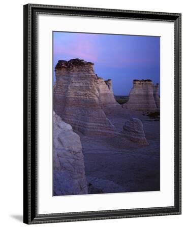 The Chalk Pyramids Monument Rocks National Natural Area Kansas Usa Photographic Print Charles Gurche Art Com