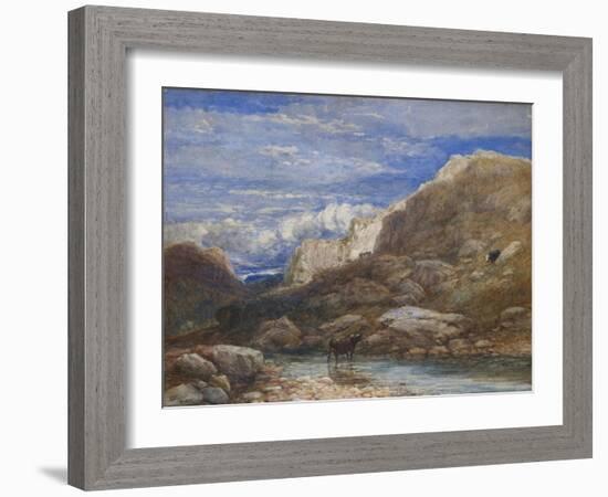 The Challenge, 1853-David Cox-Framed Giclee Print