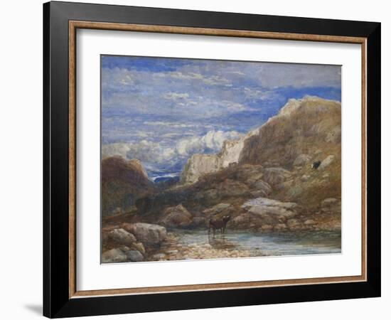 The Challenge, 1853-David Cox-Framed Giclee Print