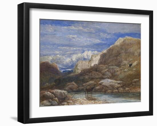 The Challenge, 1853-David Cox-Framed Giclee Print