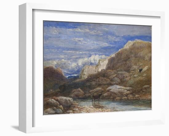 The Challenge, 1853-David Cox-Framed Giclee Print