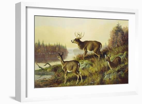 The Challenge-Arthur Fitzwilliam Tait-Framed Giclee Print