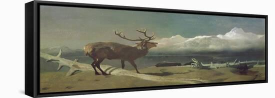 The Challenge-Edwin Landseer-Framed Premier Image Canvas