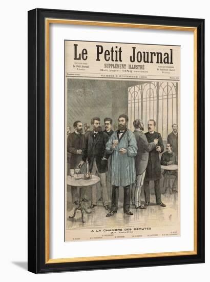 The Chamber of Deputies: The Refreshment Room, from Le Petit Journal, 5th November 1892-Henri Meyer-Framed Giclee Print
