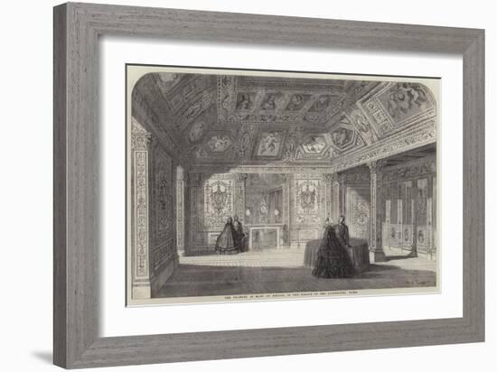 The Chamber of Mary De Medicis, in the Palace of the Luxembourg, Paris-Felix Thorigny-Framed Giclee Print