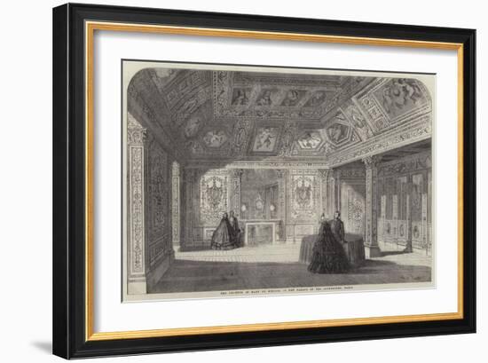 The Chamber of Mary De Medicis, in the Palace of the Luxembourg, Paris-Felix Thorigny-Framed Giclee Print