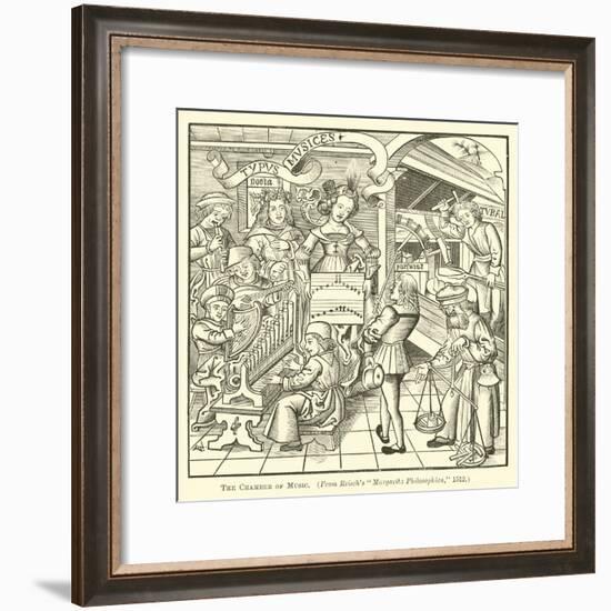 The Chamber of Music-null-Framed Giclee Print