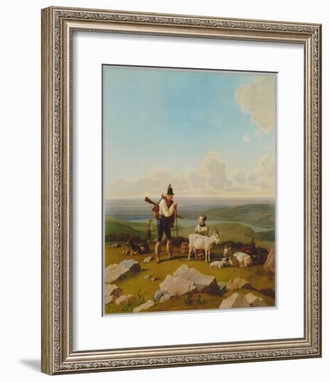 The Chamois-Hunter-Wilhelm Alexander Wolfgang Kobell-Framed Collectable Print