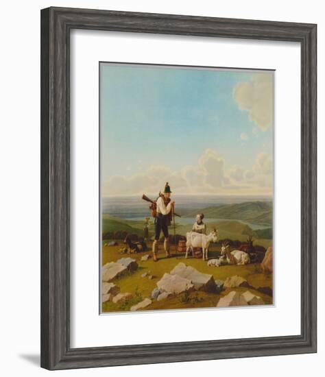 The Chamois-Hunter-Wilhelm Alexander Wolfgang Kobell-Framed Collectable Print