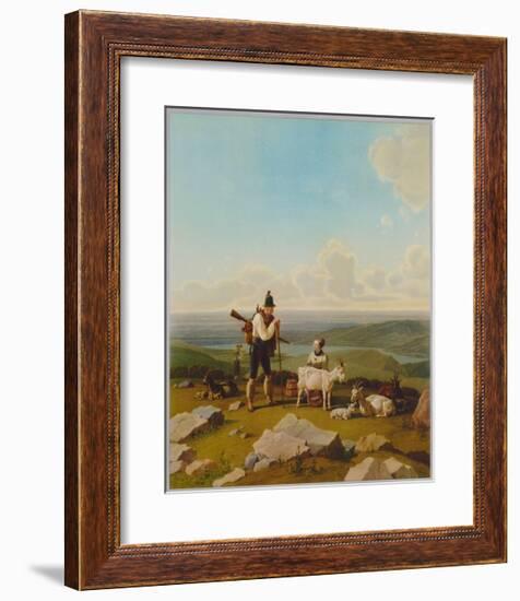 The Chamois-Hunter-Wilhelm Alexander Wolfgang Kobell-Framed Collectable Print