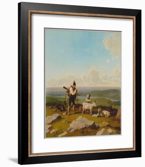 The Chamois-Hunter-Wilhelm Alexander Wolfgang Kobell-Framed Collectable Print