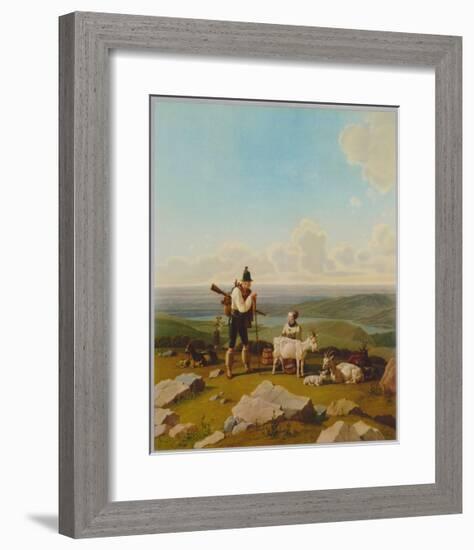 The Chamois-Hunter-Wilhelm Alexander Wolfgang Kobell-Framed Collectable Print