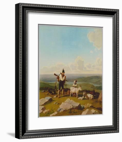 The Chamois-Hunter-Wilhelm Alexander Wolfgang Kobell-Framed Collectable Print