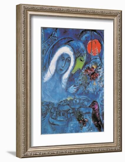 The Champ de Mars-Marc Chagall-Framed Art Print