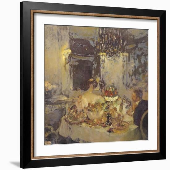 The Champagne-Gaston De La Touche-Framed Giclee Print