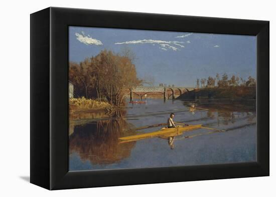 The Champion Single Sculls (Max Schmitt in a Single Scull), 1871-Thomas Cowperthwait Eakins-Framed Premier Image Canvas