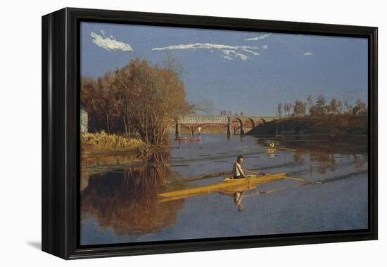 The Champion Single Sculls (Max Schmitt in a Single Scull), 1871-Thomas Cowperthwait Eakins-Framed Premier Image Canvas