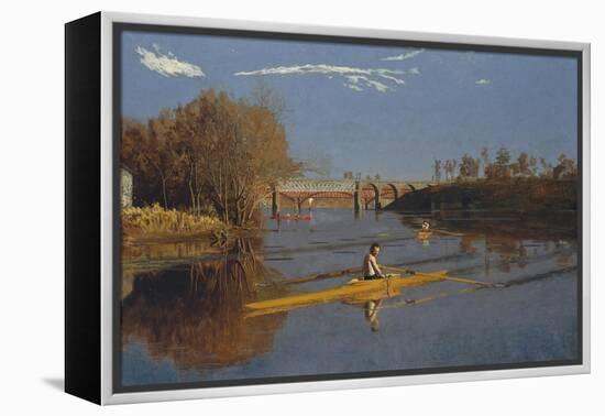 The Champion Single Sculls (Max Schmitt in a Single Scull), 1871-Thomas Cowperthwait Eakins-Framed Premier Image Canvas