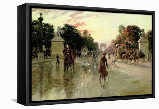 The Champs Elysees, Paris-Georges Stein-Framed Premier Image Canvas