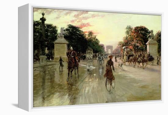 The Champs Elysees, Paris-Georges Stein-Framed Premier Image Canvas