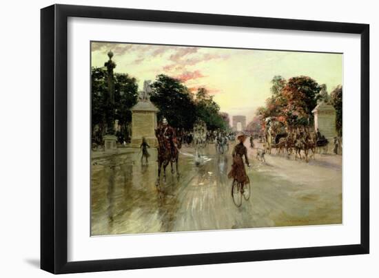 The Champs Elysees, Paris-Georges Stein-Framed Giclee Print