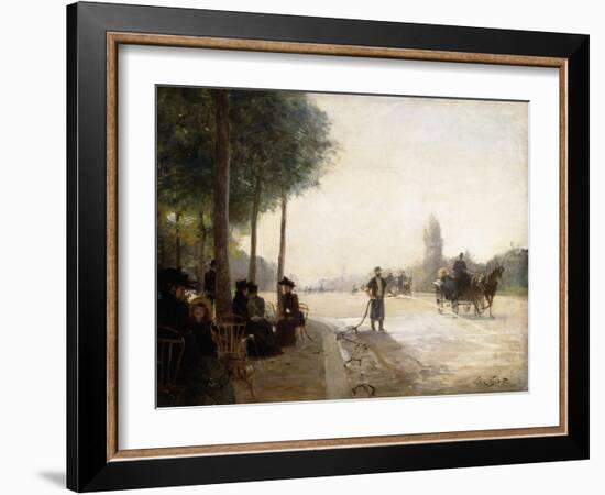 The Champs Elysees, Paris-Victor Gabriel Gilbert-Framed Giclee Print